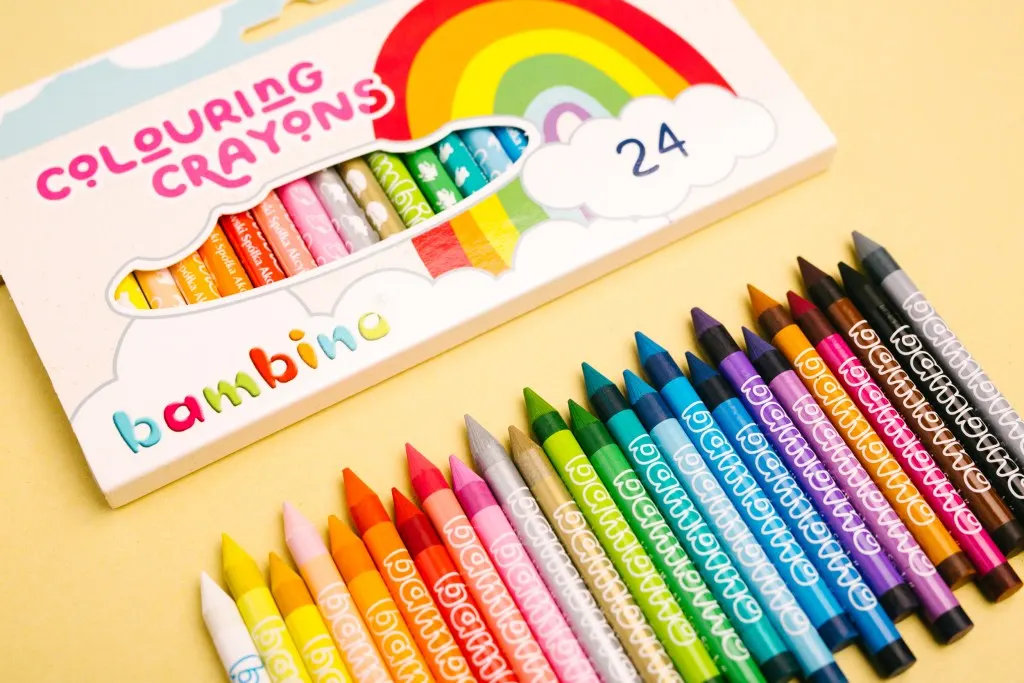 Colouring crayons, bambino crayons, crayola, colouring books, colouring pages, free colouring pages